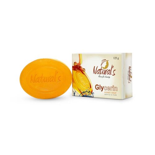 Natural's Care For Beauty Ayurvedic Glycerin Honey Soap - 125 gm (Pack of 4)
