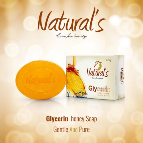 Natural's Care For Beauty Ayurvedic Glycerin Honey Soap - 125 gm (Pack of 4) - Image 3