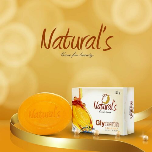 Natural's Care For Beauty Ayurvedic Glycerin Honey Soap - 125 gm (Pack of 4) - Image 4