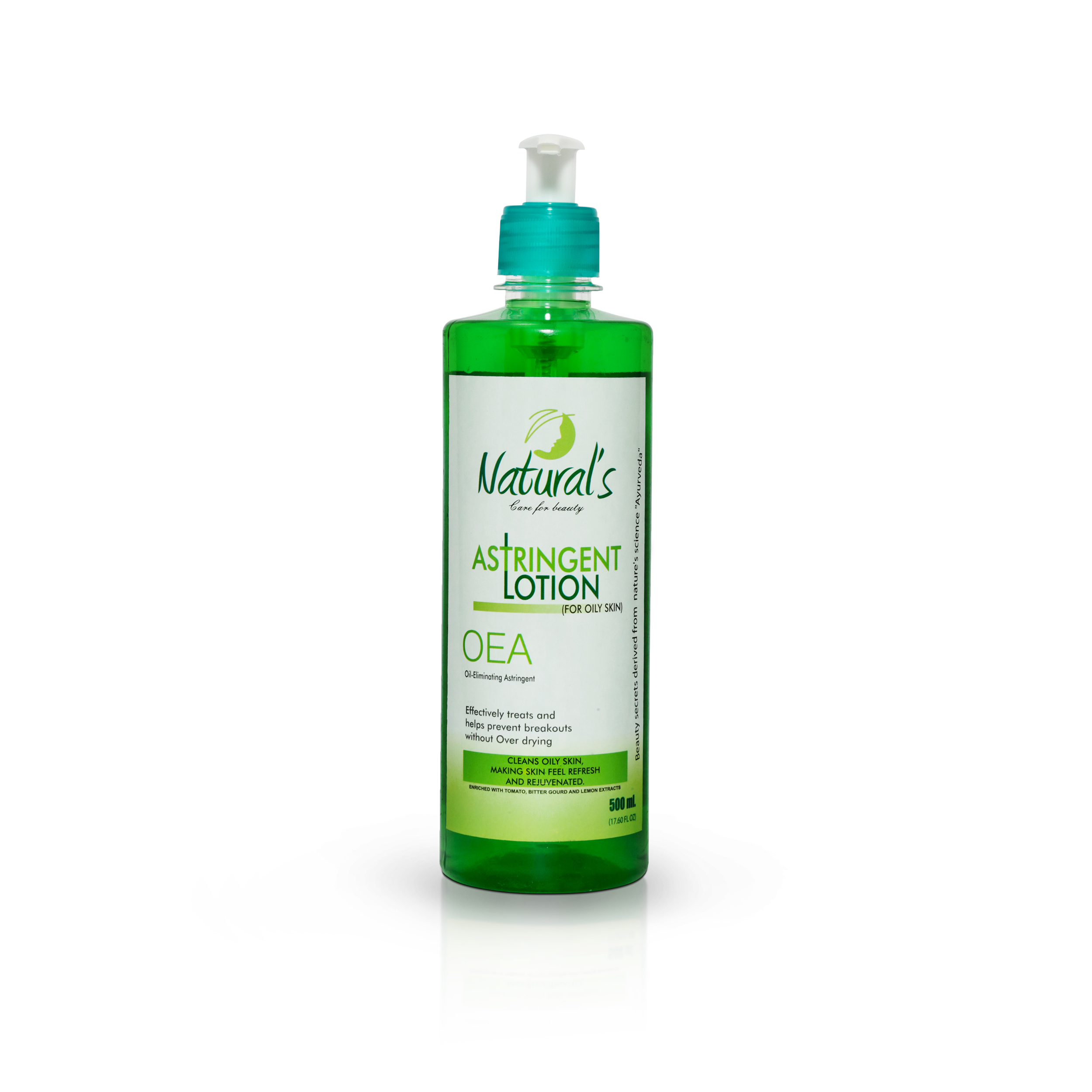 Natural's Care For Beauty Astringent Lotion for Face with Oily Skin and Pimples 500ml - Image 3