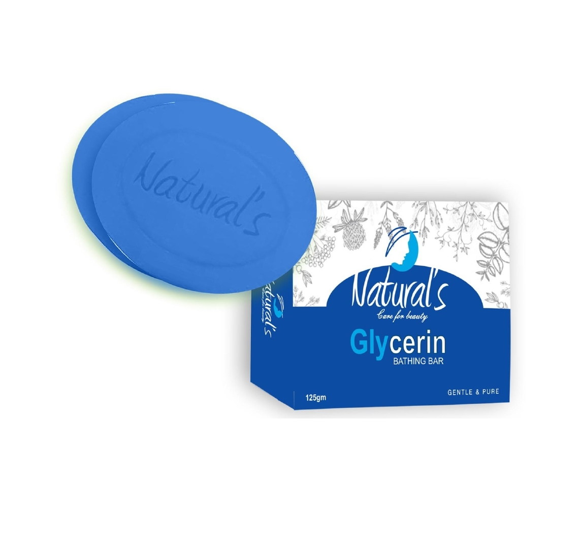Natural's Glycerin Bathing Soap For Mens and Womens Gentle and Pure 125gm - Image 3