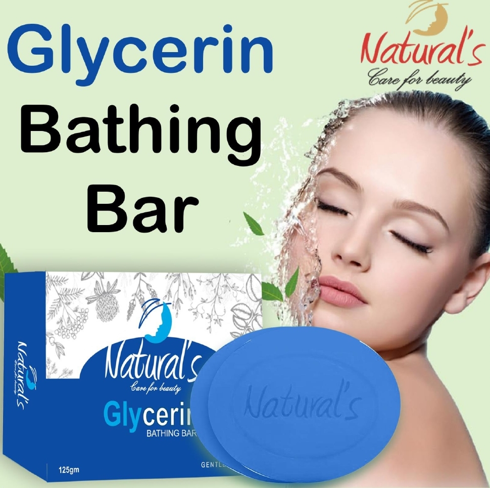 Natural's Glycerin Bathing Soap For Mens and Womens Gentle and Pure 125gm - Image 4